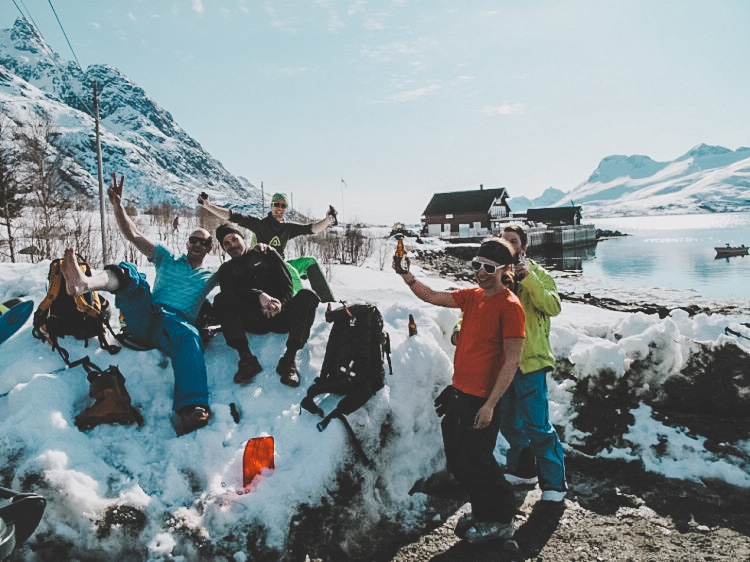  Afterski på Nordnorsk. Skitouring Narvik. Foto:Magnus Strand